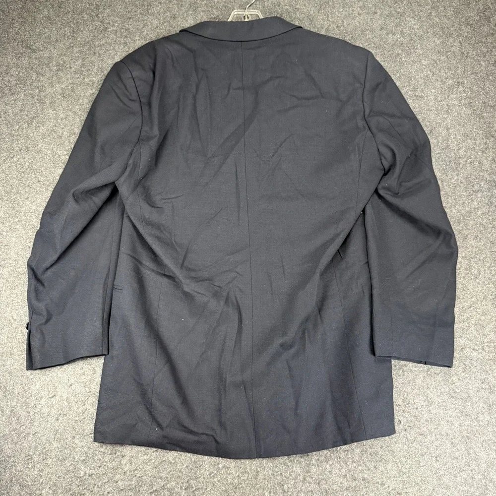 Hugo Boss Men's Black‎ 40R Virgin Wool Blazer Made in USA Sport Coat